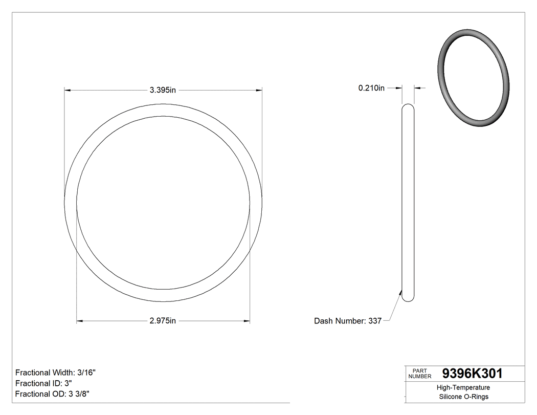 Technical drawing - 9396K301